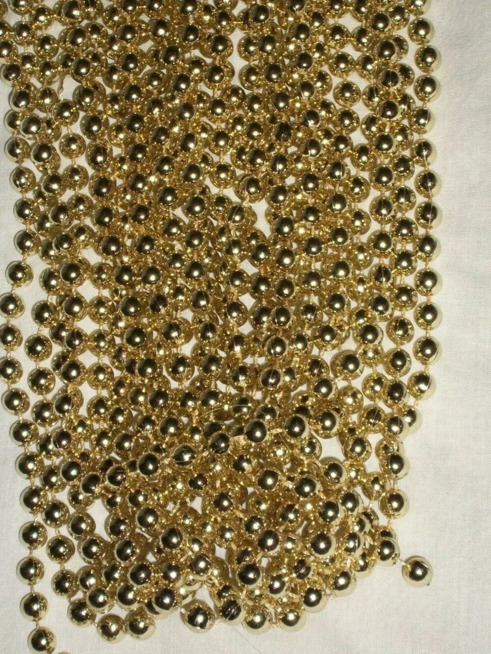 30' Gold Beaded Bead Garland Christmas Tree Wedding Table Decor Craft Target